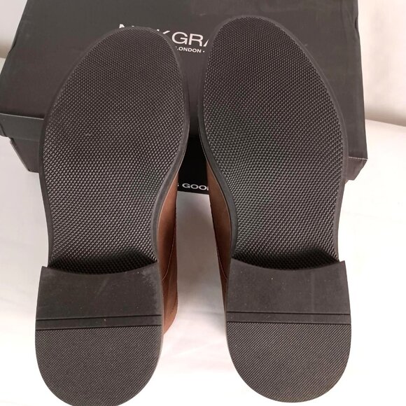 Nick Graham Men’s Riley Brown Lace Up Ankle Boots Size 9 New in Box - Picture 7 of 9